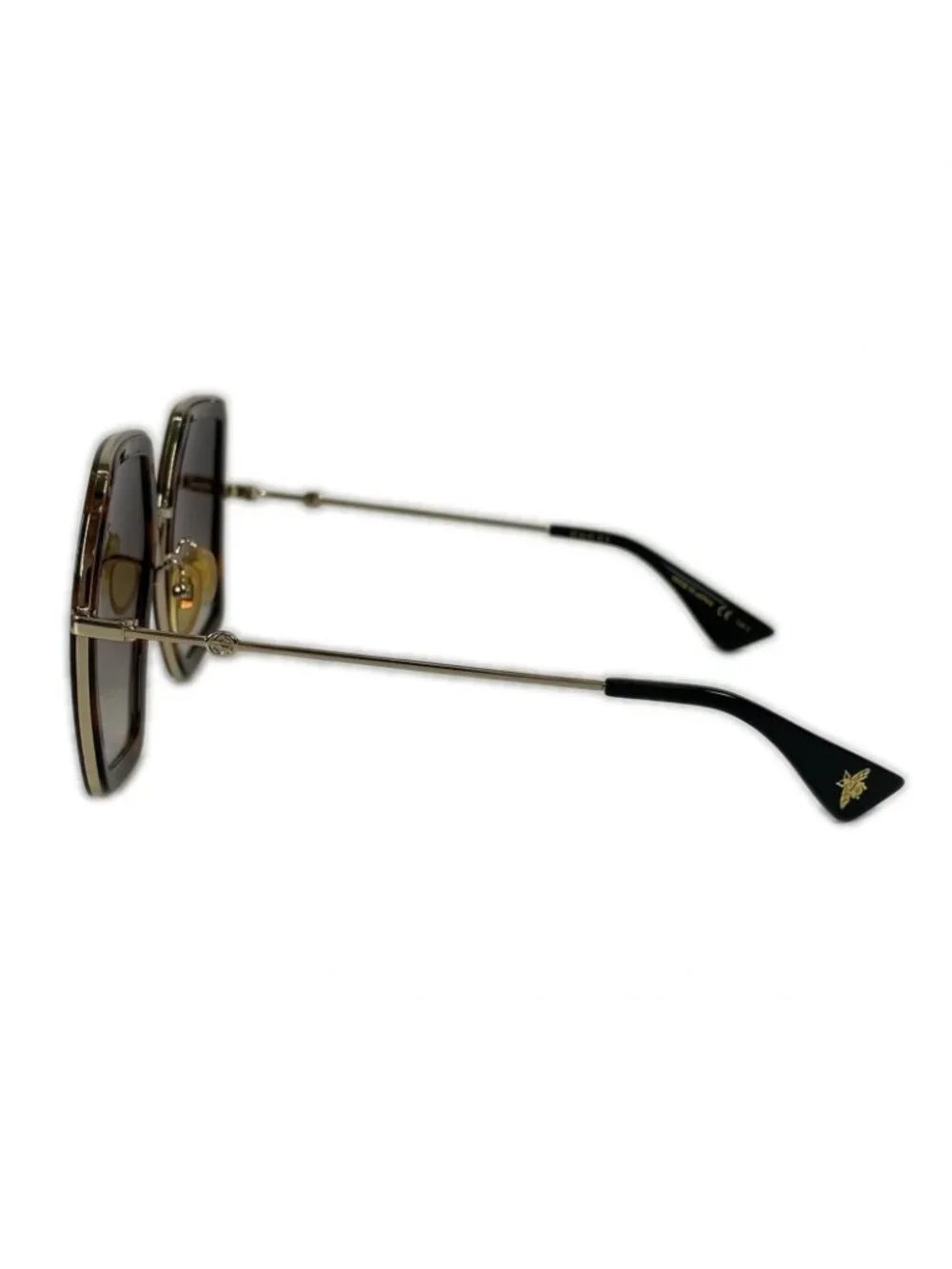 Gucci Sunglasses Metal Brown 56 Eyewear